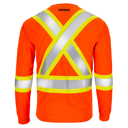 X-Back Design ANSI Class 3 High-Visibility Two-Tone Safety Shirt – Reflective, Breathable & Designed for Maximum Visibility