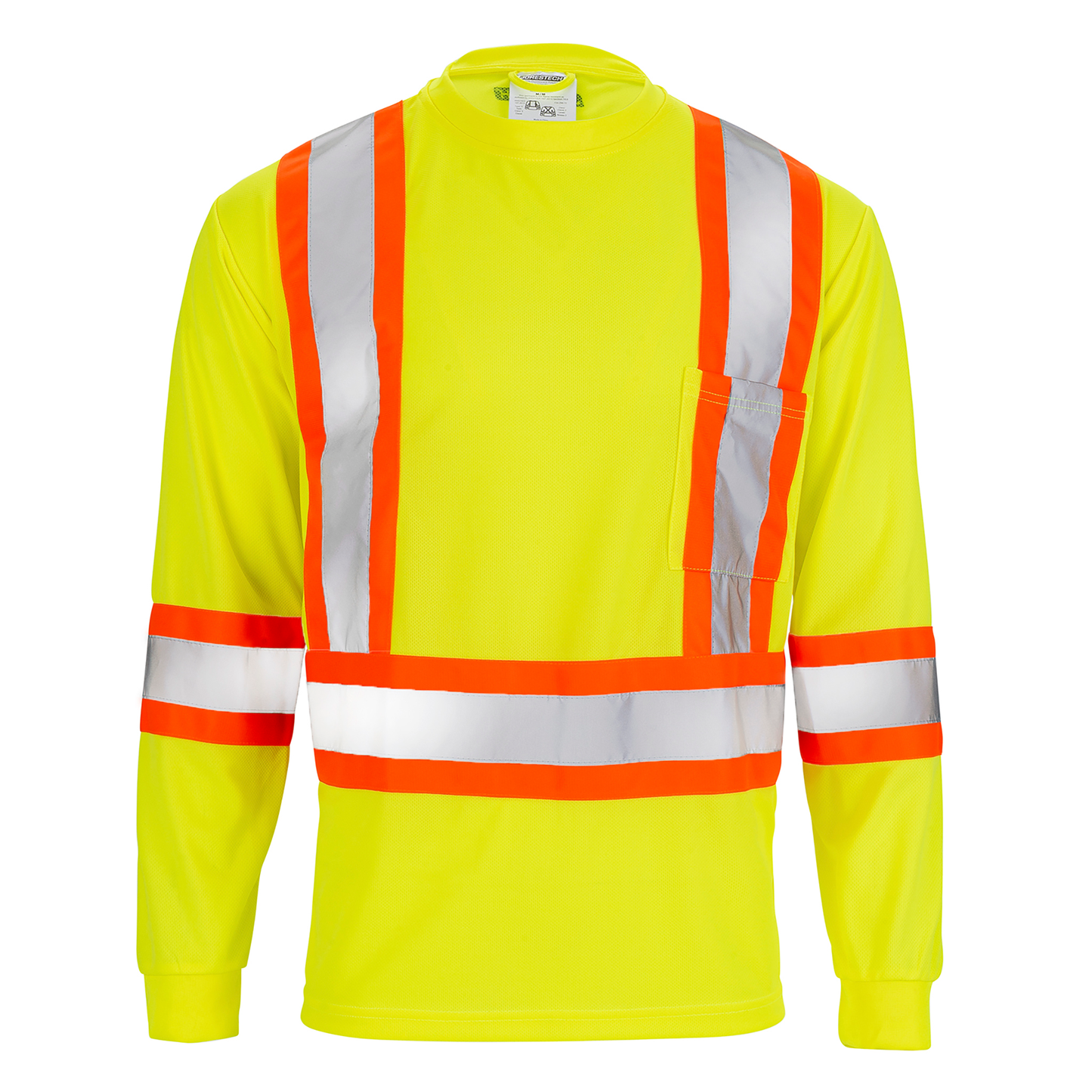 X-Back Design ANSI Class 3 High-Visibility Two-Tone Safety Shirt – Reflective, Breathable & Designed for Maximum Visibility