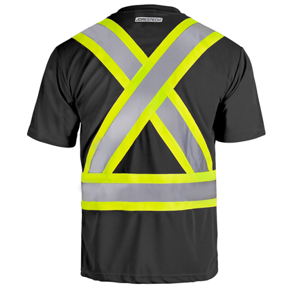 X-Back High-Visibility Two-Tone Reflective Work Shirt – ANSI Class 2 Safety, Breathable & Durable