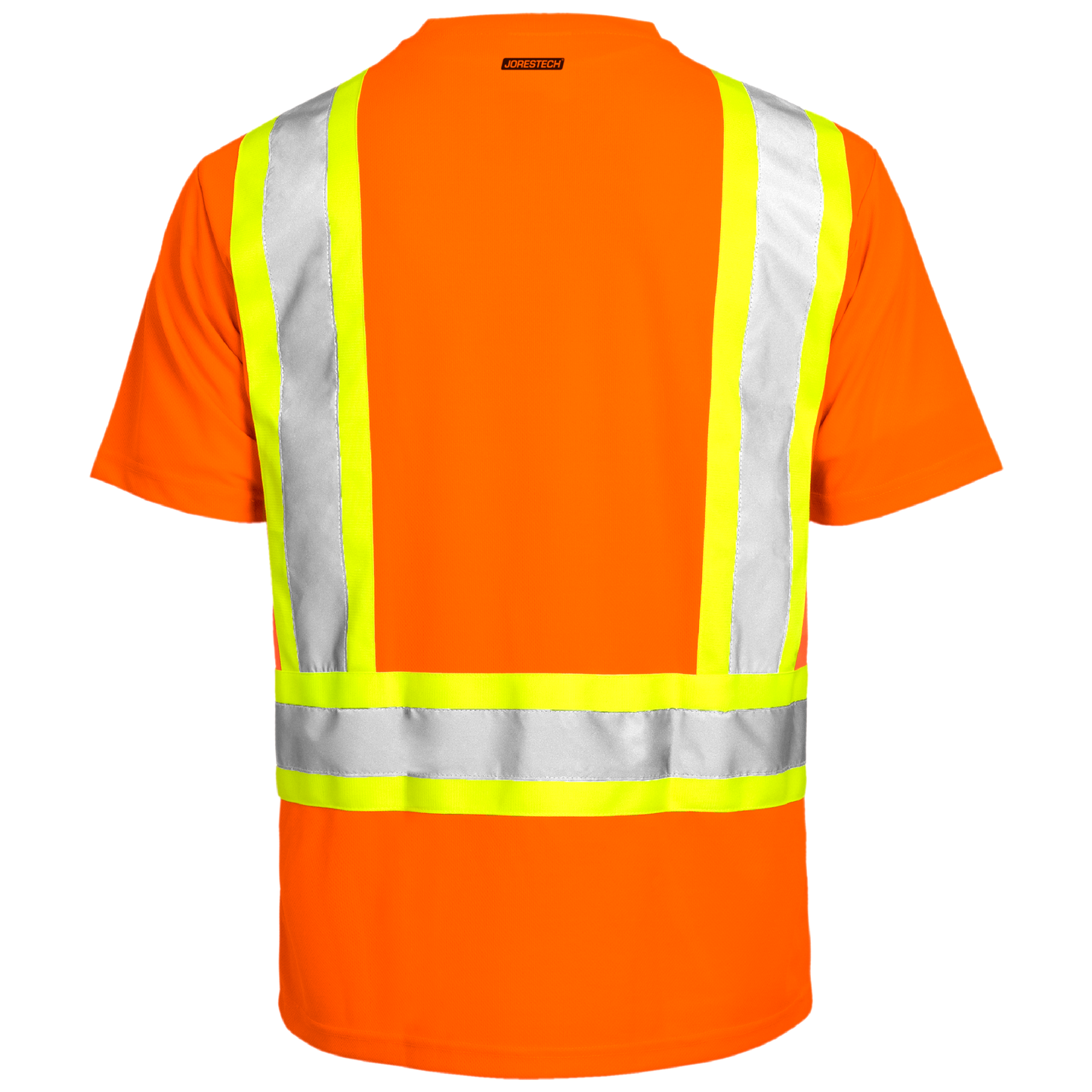 High-Visibility Reflective Safety Shirt: Lightweight, Breathable, and ANSI Compliant (5-PACK)