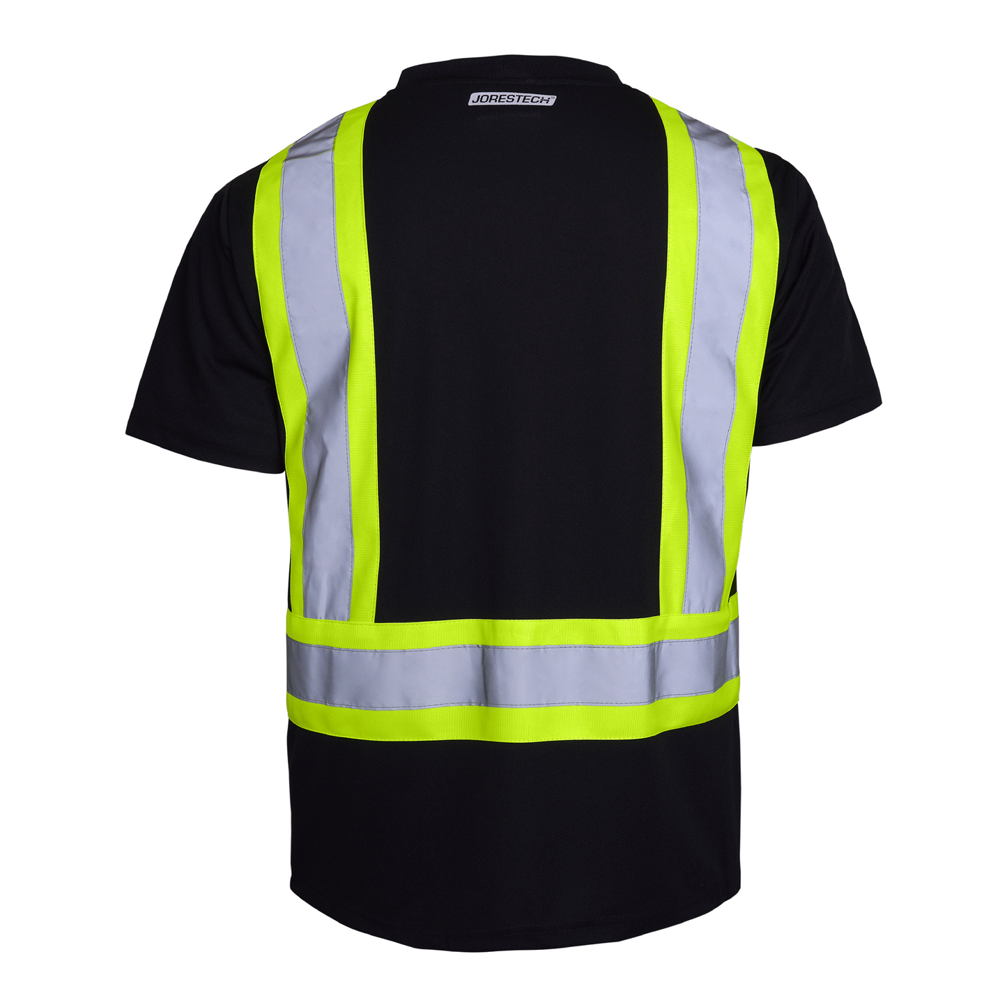 High-Visibility Reflective Safety Shirt: Lightweight, Breathable, and ANSI Compliant (5-PACK)