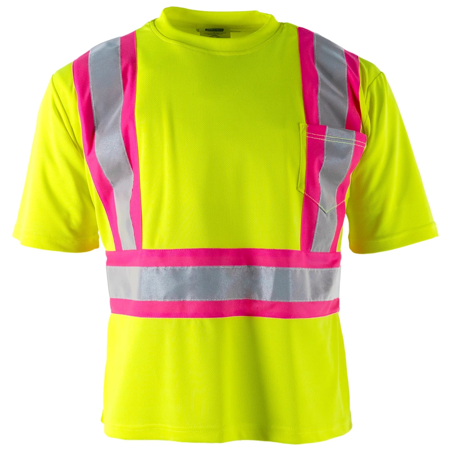 High-Visibility Reflective Safety Shirt – ANSI/ISEA 107-2020 Certified