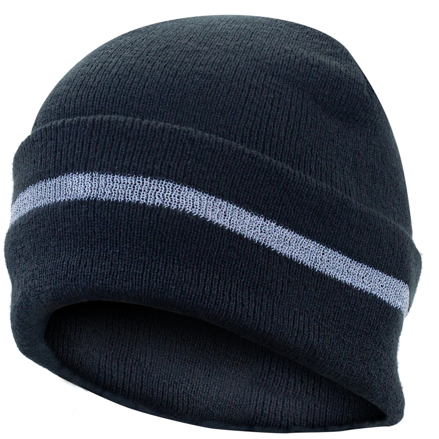 Reflective Hi-Vis Beanie – Warm, Breathable, and 360° Visible for Work or Outdoor Use