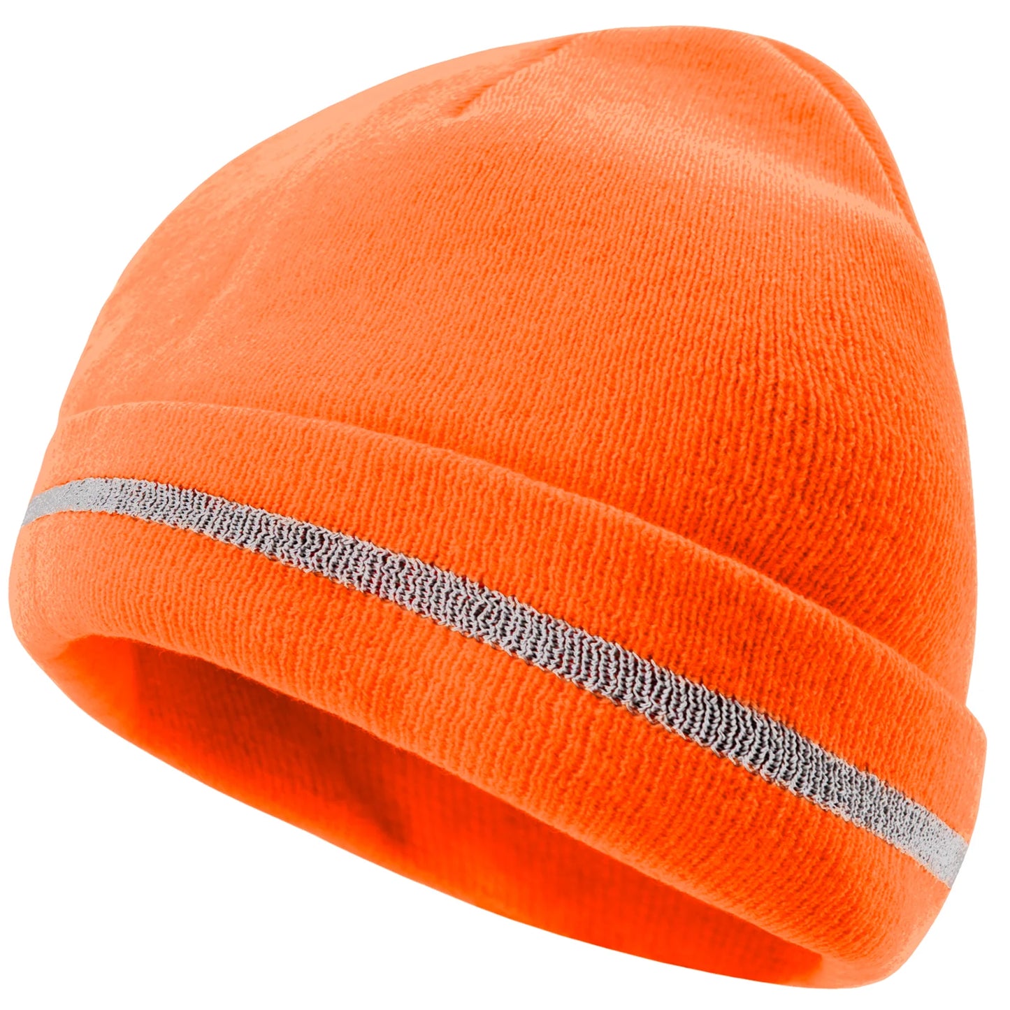Reflective Hi-Vis Beanie – Warm, Breathable, and 360° Visible for Work or Outdoor Use