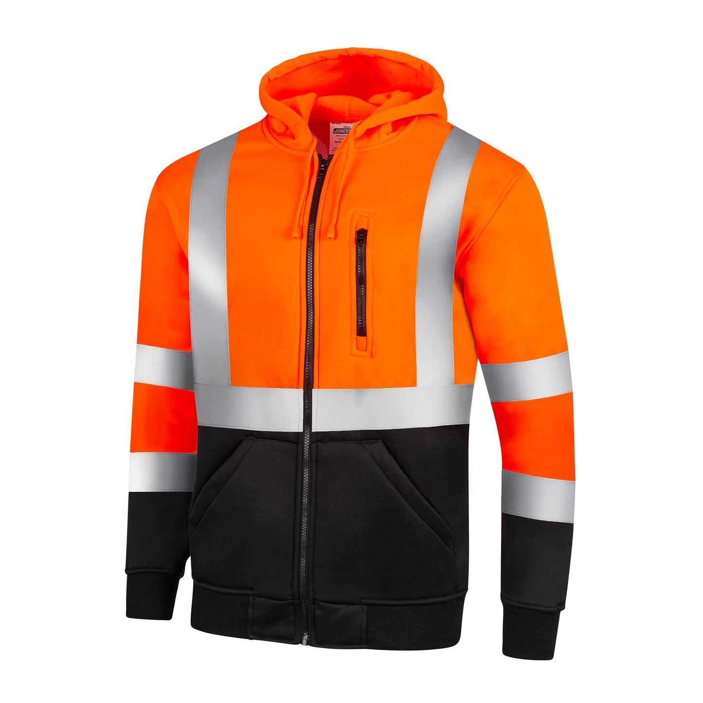 High-Visibility Reflective Hoodie – ANSI/ISEA 107-2020 Class 3 Certified
