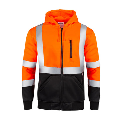 High-Visibility Reflective Hoodie – ANSI/ISEA 107-2020 Class 3 Certified