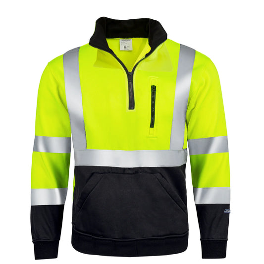 High-Visibility Reflective Sweatshirt – ANSI/ISEA Certified & Durable