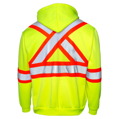 ANSI Class 3 Reflective Hoodie – High-Visibility & X-Back Design