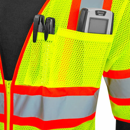 INDIVIDUAL SIZES: ANSI Class 3 Reflective Safety Vest – High-Visibility, Durable & Functional (Copy)