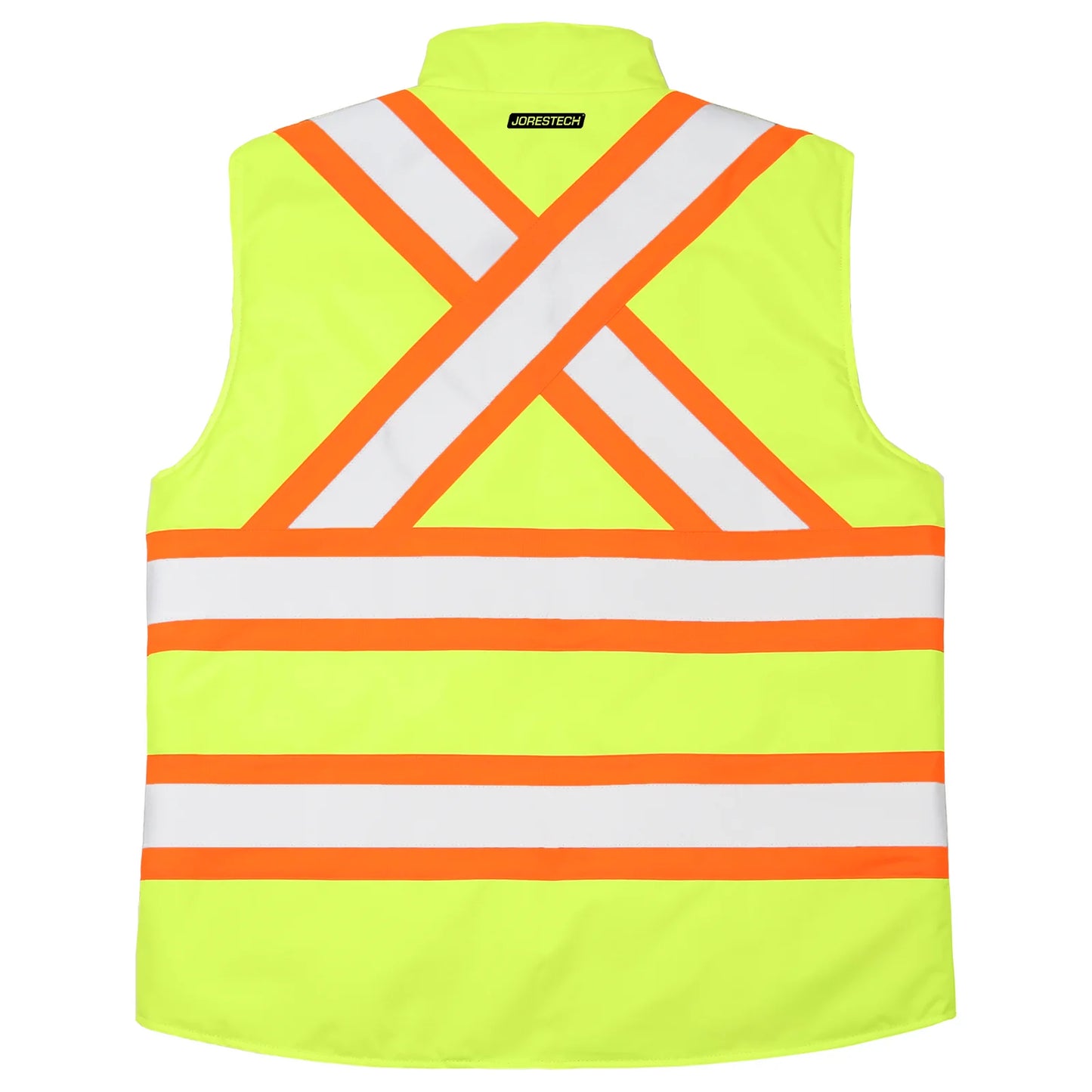 X on the Back Reversible Insulated Safety Vest – ANSI Certified, Weatherproof & Stylish
