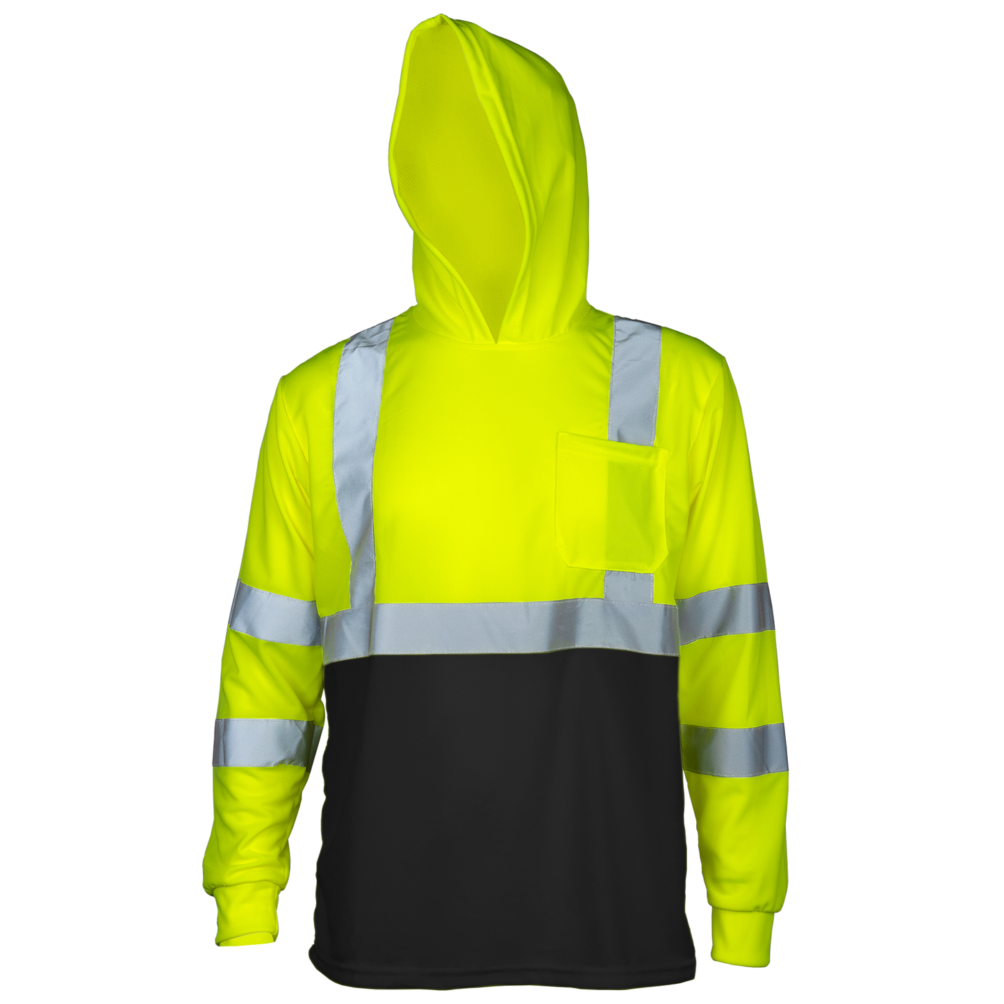ANSI Class 3 High-Visibility Safety Hoodie – Reflective, Breathable & Built for Maximum Protection (5-Pack)