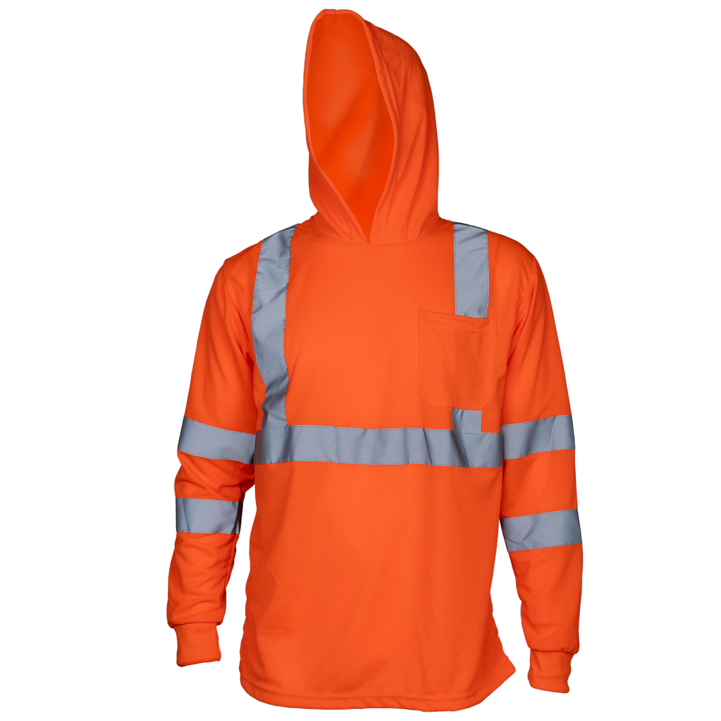 ANSI Class 3 High-Visibility Safety Hoodie – Reflective, Breathable & Built for Maximum Protection (5-Pack)