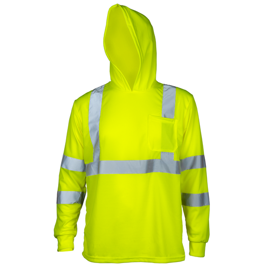 ANSI Class 3 High-Visibility Safety Hoodie – Reflective, Breathable & Built for Maximum Protection