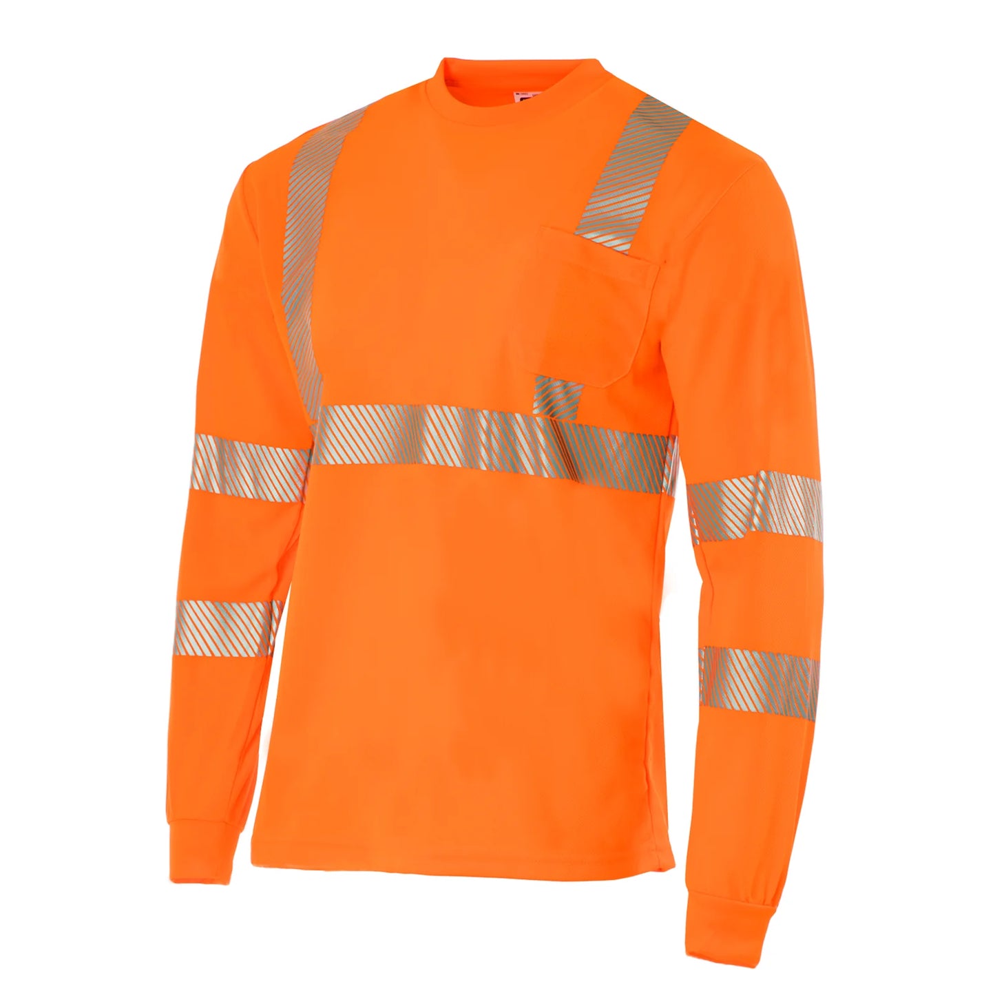 Heat Transfer ANSI Class 3 High-Visibility Long-Sleeve Safety Shirt – Breathable, Reflective & Designed for Comfort (5-PACK)