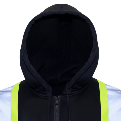 High-Visibility Reflective Hoodie – ANSI Class 3 Certified for Safety & Warmth