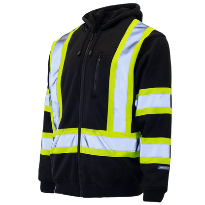 High-Visibility Reflective Hoodie – ANSI Class 3 Certified for Safety & Warmth