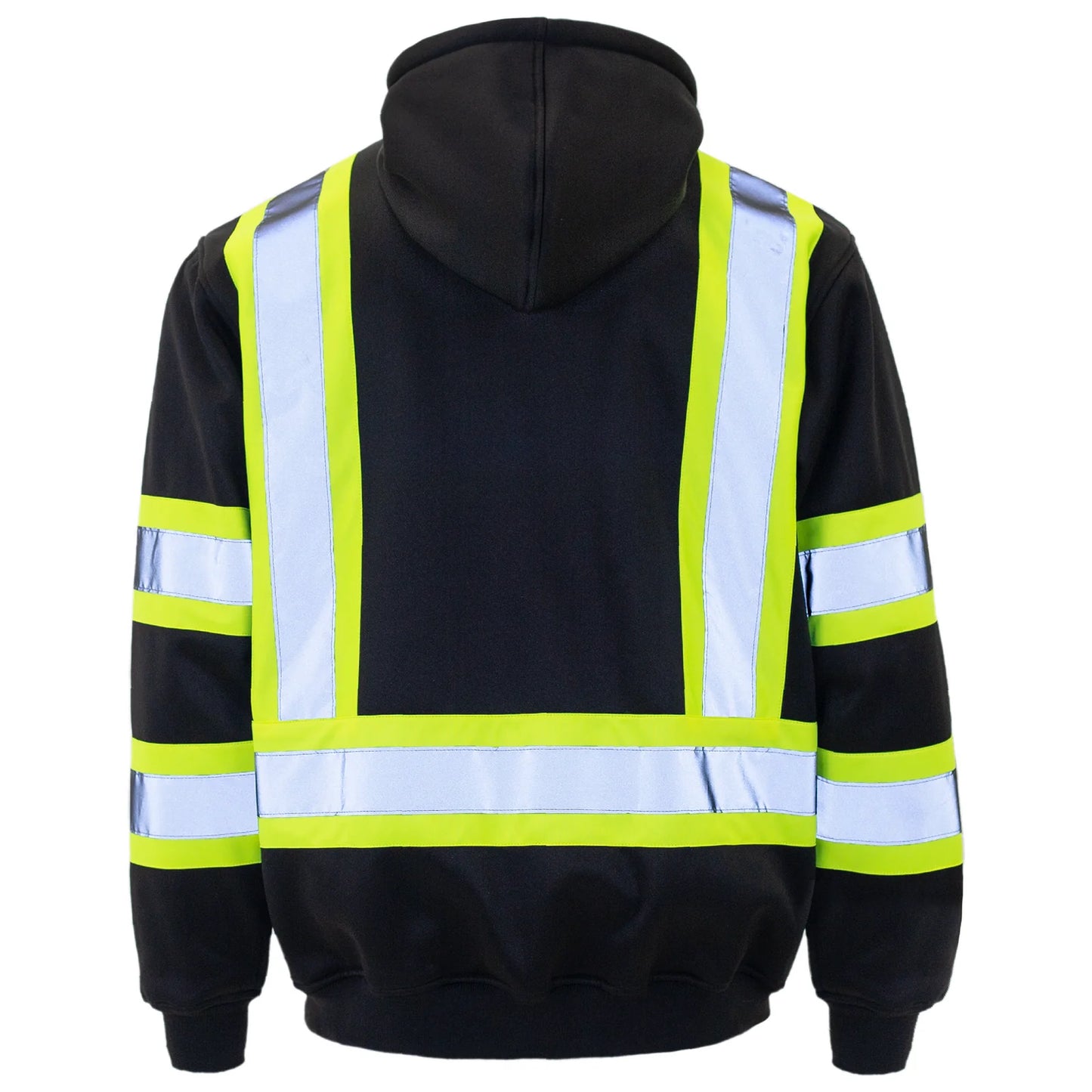 High-Visibility Reflective Hoodie – ANSI Class 3 Certified for Safety & Warmth
