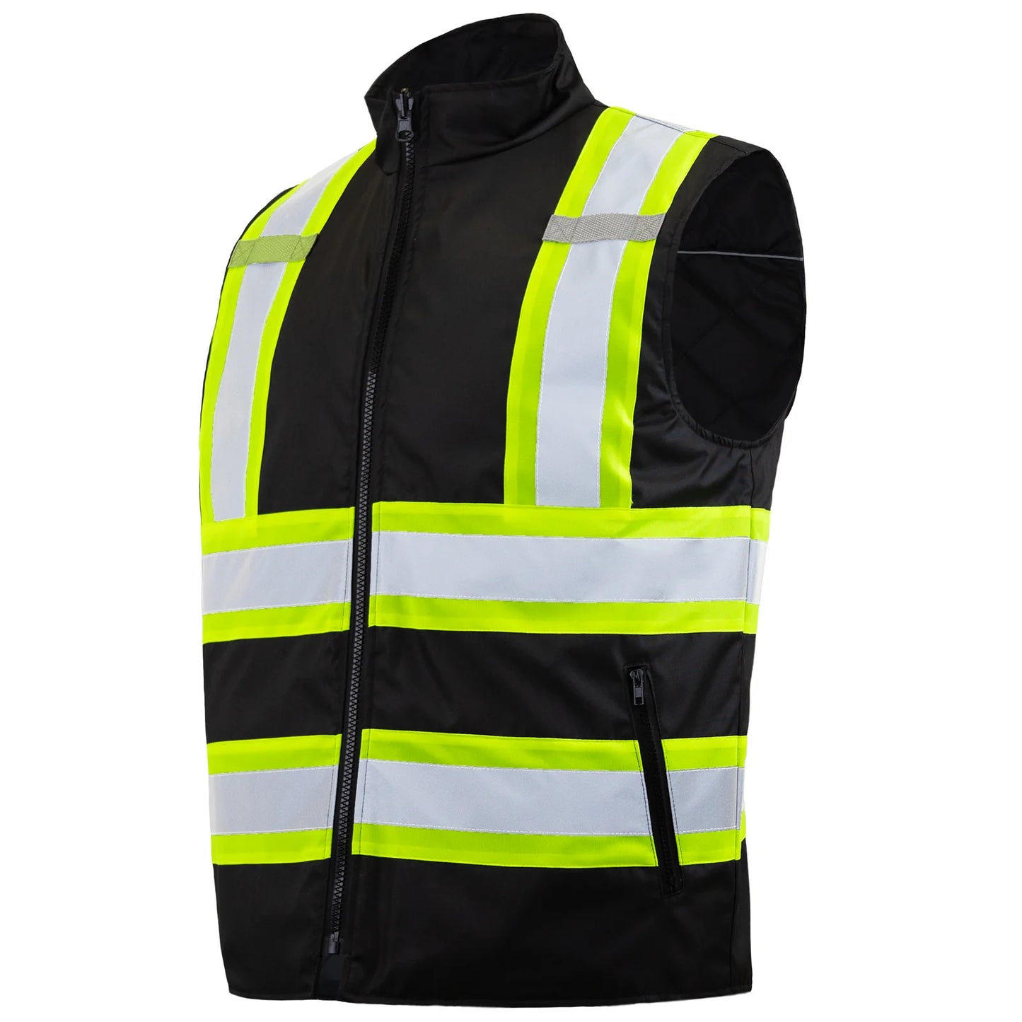 Reversible Insulated Safety Vest – ANSI Certified, Waterproof & Stylish