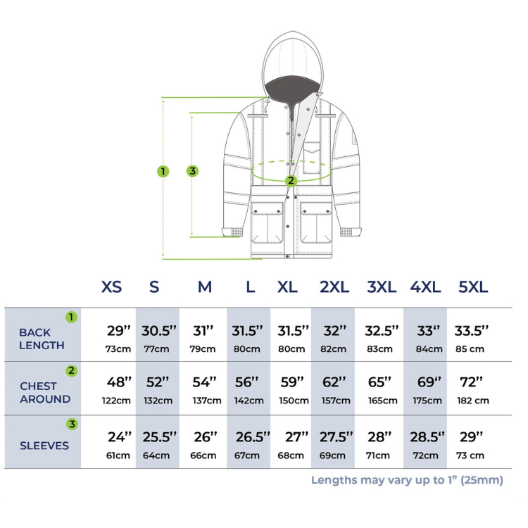 ANSI Class 3 High-Visibility Insulated Safety Jacket – Waterproof & Reflective