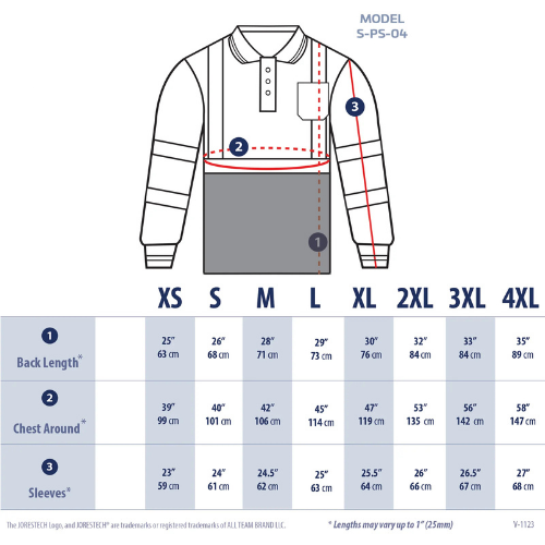 High-Vis Reflective Long-Sleeve Safety Polo Shirt – ANSI Compliant, Breathable,
