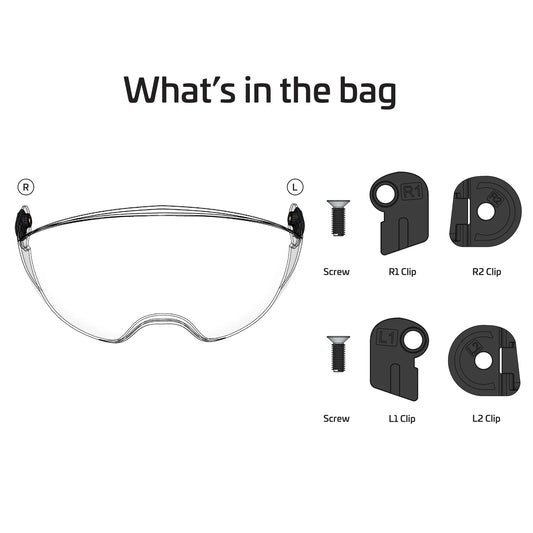 Retractable Hard Hat Eye Shield – Durable, Comfortable & Easy to Install