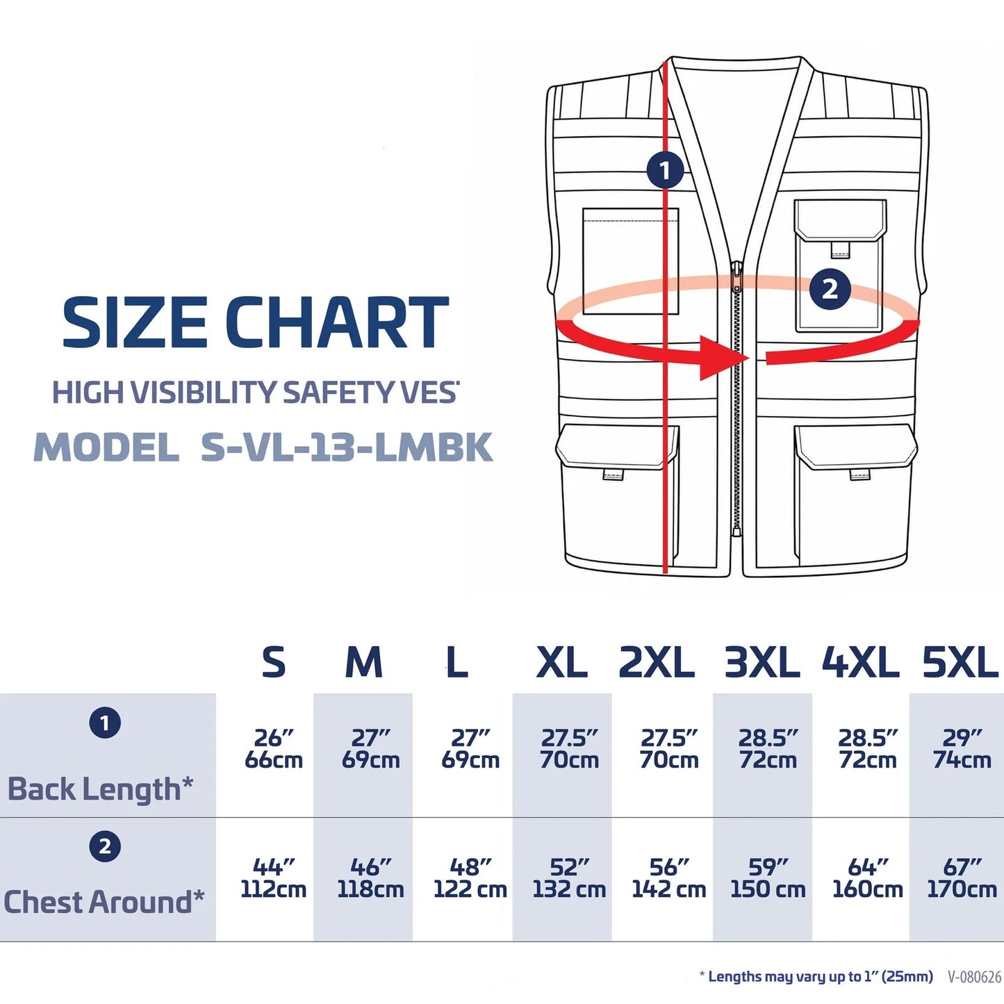 Surveyor Vest, Reflective Multi-Pocket Work Vest, ANSI/ISEA Compliant, Breathable Mesh, Zipper Front