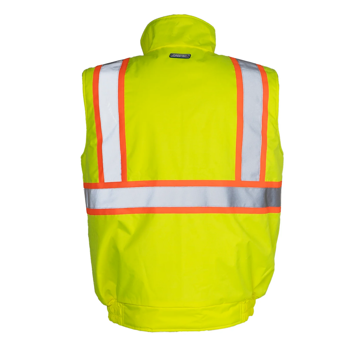 Two-Tone Insulated Hi-Vis Safety Vest | ANSI Class 2, Waterproof & Wind-Resistant