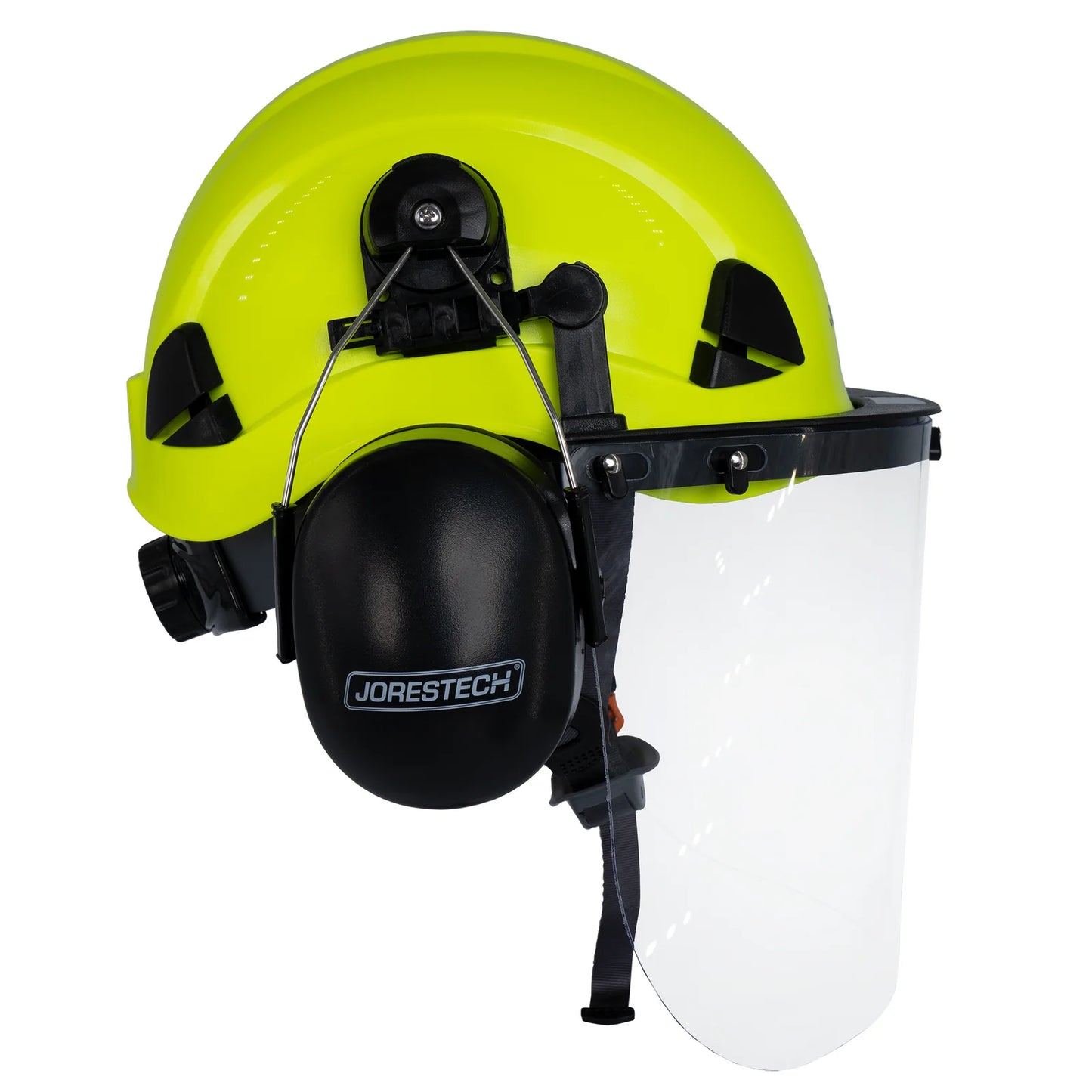 3-in-1 Work-at-Height Helmet Kit – Hard Hat with Earmuffs & Face Shield (HHAT-03 COMBO)
