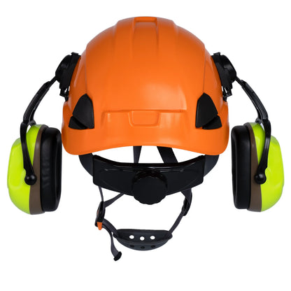 Ultimate Safety Combo – Work-at-Height Hard Hat & Noise-Reducing Earmuffs