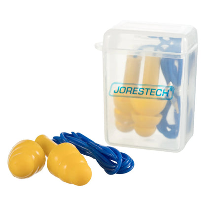 Reusable Corded Earplugs – 10-Pack with Carrying Cases & 24dB NRR