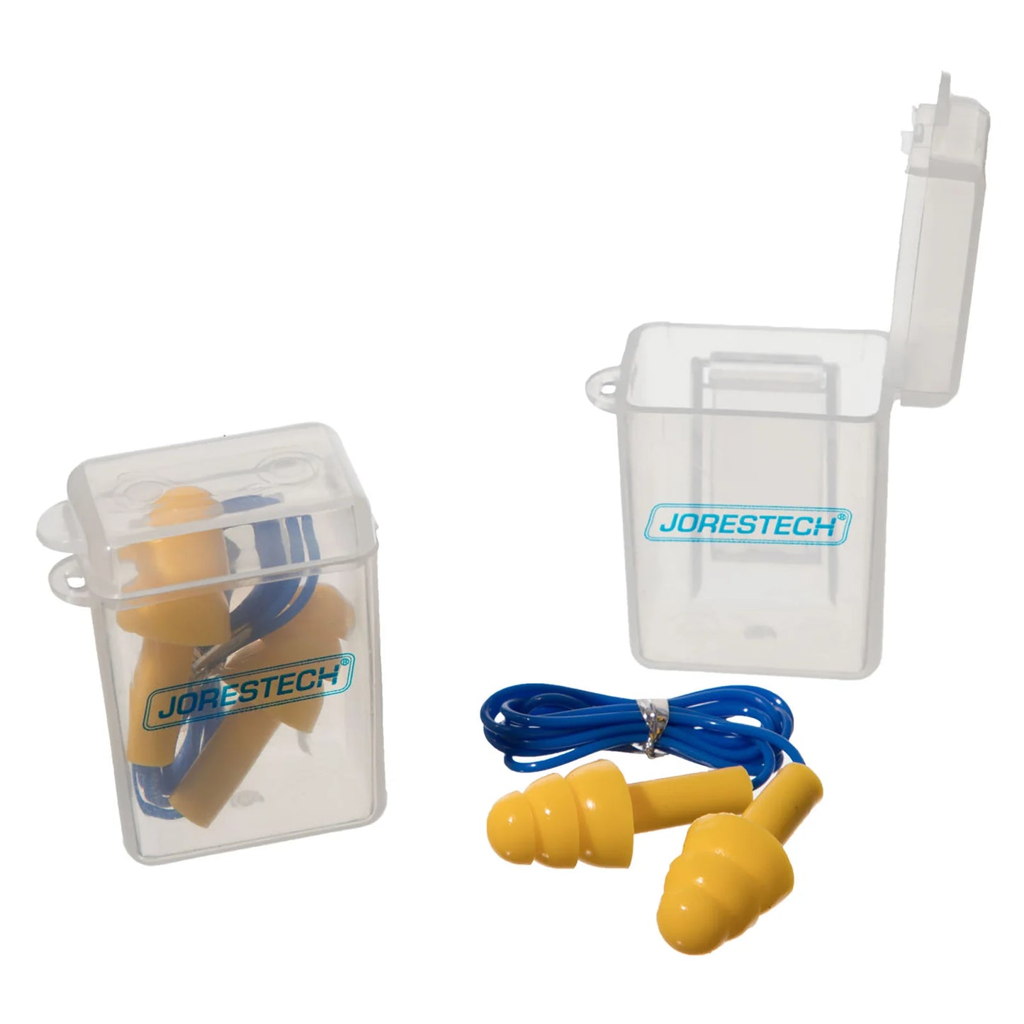 Reusable Corded Earplugs – 10-Pack with Carrying Cases & 24dB NRR
