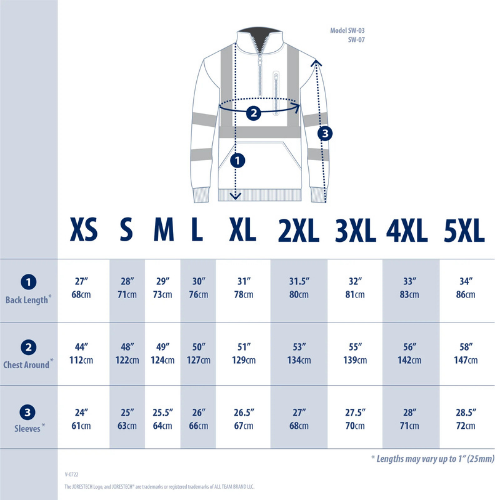High-Visibility Reflective Sweatshirt – ANSI/ISEA Certified & Durable