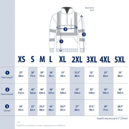 High-Visibility Reflective Sweatshirt – ANSI/ISEA Certified & Durable