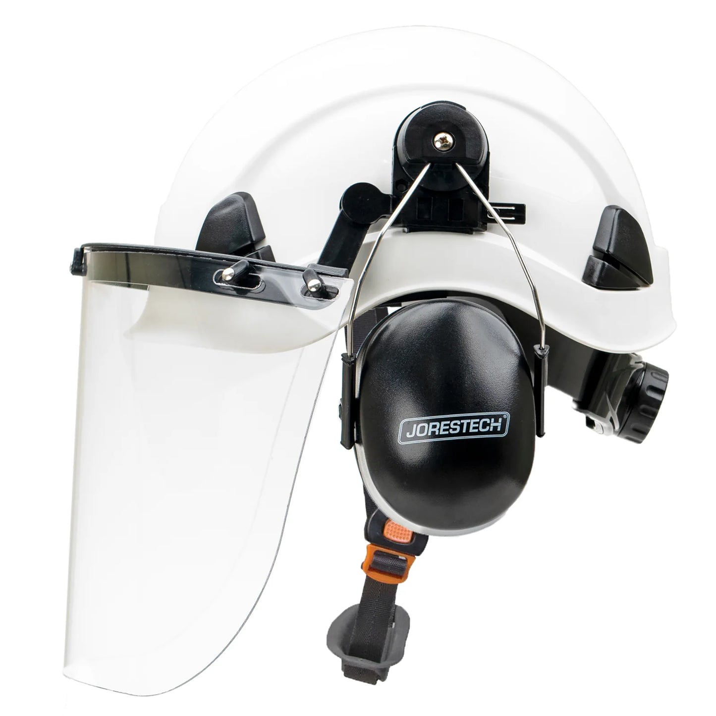 3-in-1 Work-at-Height Helmet Kit – Hard Hat with Earmuffs & Face Shield (HHAT-03 COMBO)