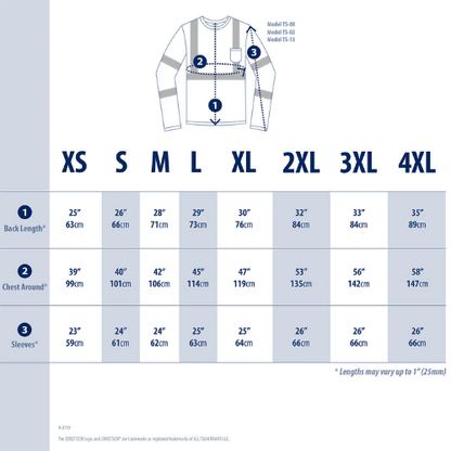 ANSI Class 3 High-Visibility Long-Sleeve Safety Shirt – Breathable, Reflective & Tailored for Maximum Protection