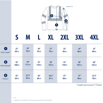 ANSI Compliant High-Visibility Long-Sleeve Safety Shirt – Reflective, Breathable & Built for All-Day Comfort