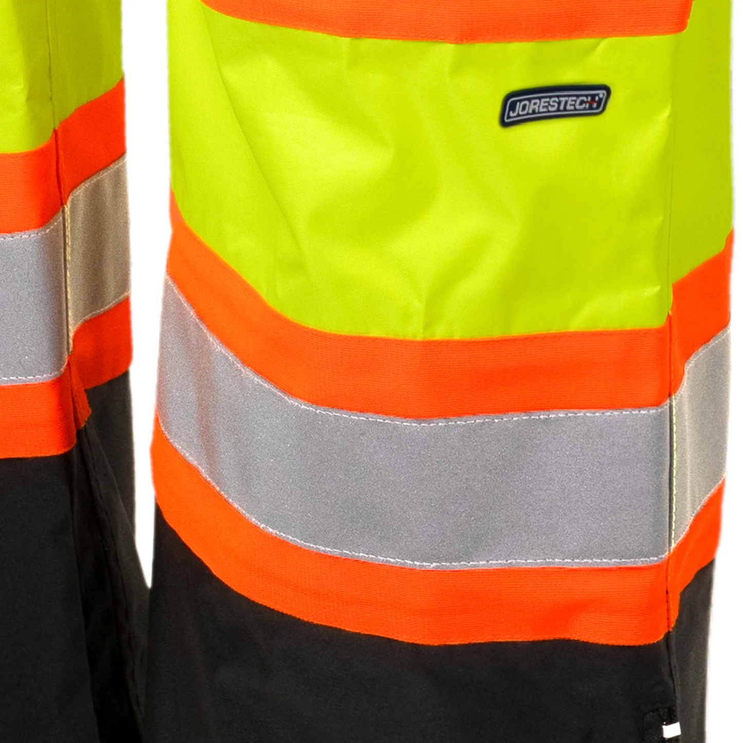 High-Visibility Two-Tone Waterproof Safety Pants – ANSI Class E, Wind & Rain Resistant