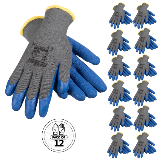 Crinkle Latex-Coated Safety Gloves – High Grip, Durable & Ergonomic