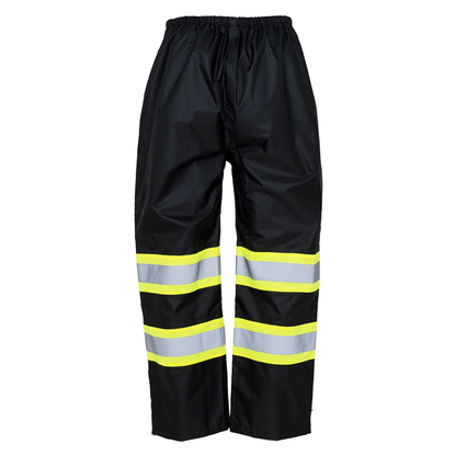 High-Visibility Two-Tone Waterproof Safety Pants – ANSI Class E, Wind & Rain Resistant