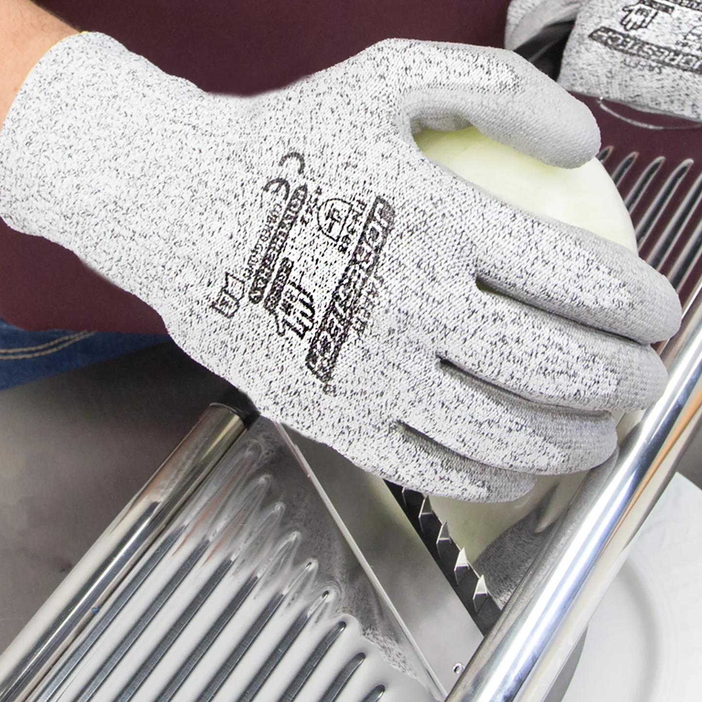 Cut-Resistant Safety Gloves – Polyurethane Coated, Durable & High-Dexterity