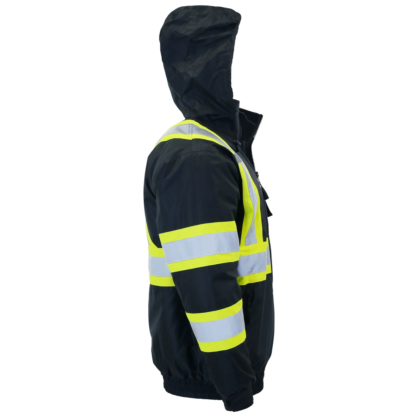 High-Visibility Bomber Jacket – ANSI Class 3, Waterproof & Insulated