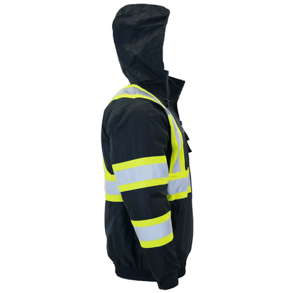 High-Visibility Bomber Jacket – ANSI Class 3, Waterproof & Insulated