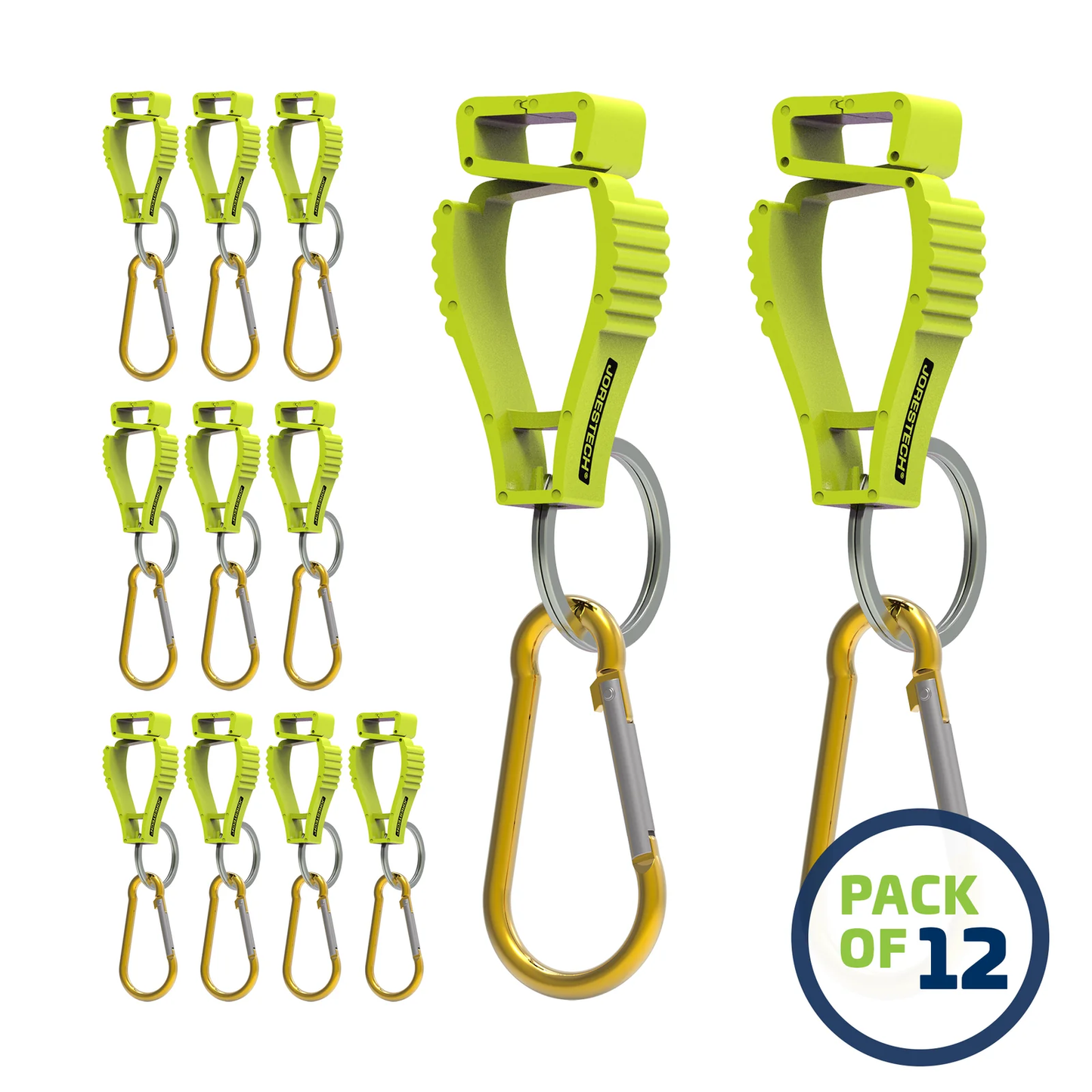 Durable Glove Clips with Carabiner – Securely Hold Gloves, Keys, Helmets & More