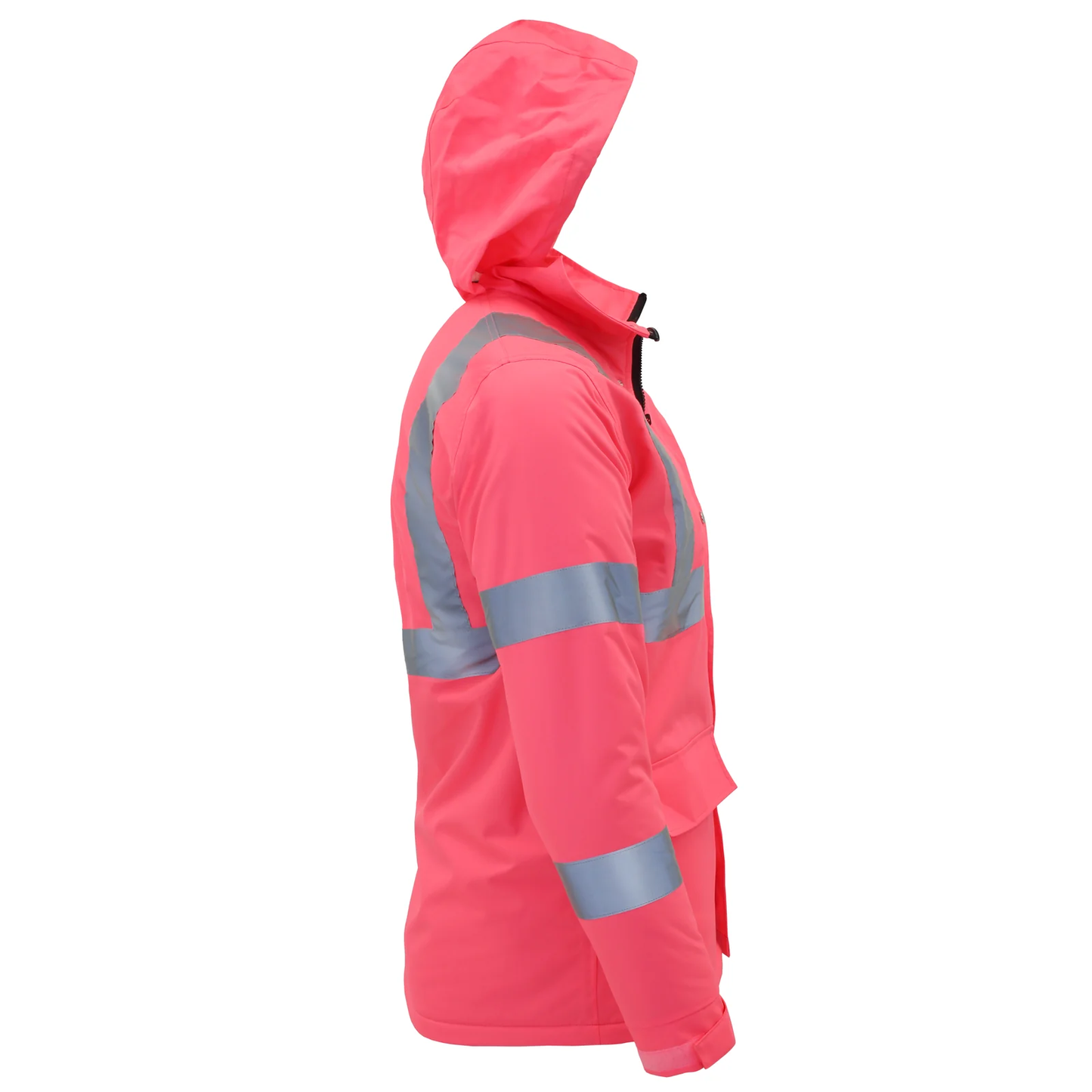 High-Visibility Insulated Safety Jacket – ANSI Class 1, Waterproof & Reflective