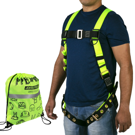 High-Visibility Full-Body Safety Harness – ANSI Z359.11-2014 Certified