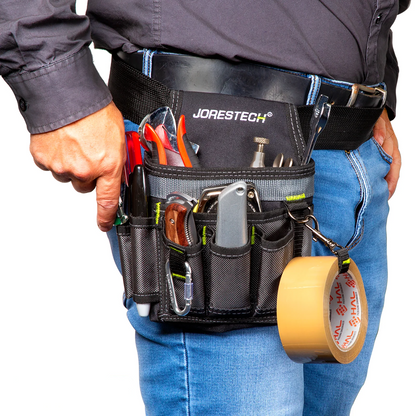 Heavy-Duty Tool Belt with Adjustable Strap – Multi-Pouch Tool Organizer for Construction