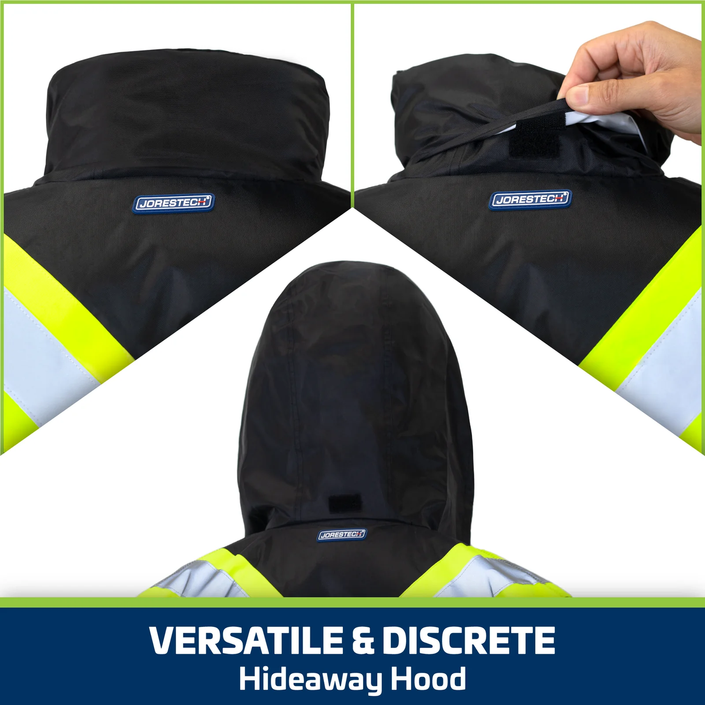 ANSI Class 3 High-Visibility Insulated Safety Jacket – Waterproof & Reflective