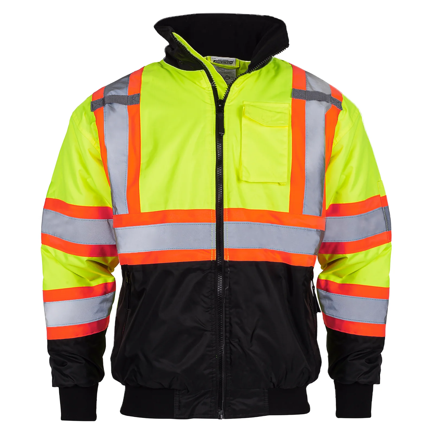 High-Visibility Bomber Jacket – ANSI Class 3, Waterproof & Insulated