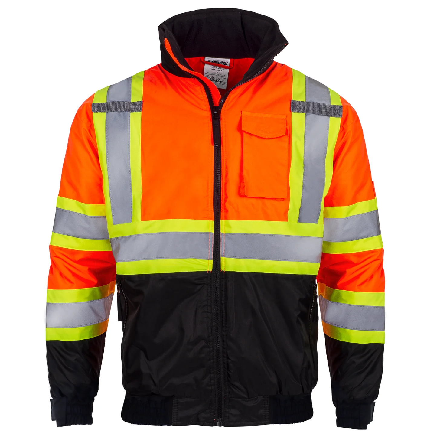High-Visibility Bomber Jacket – ANSI Class 3, Waterproof & Insulated