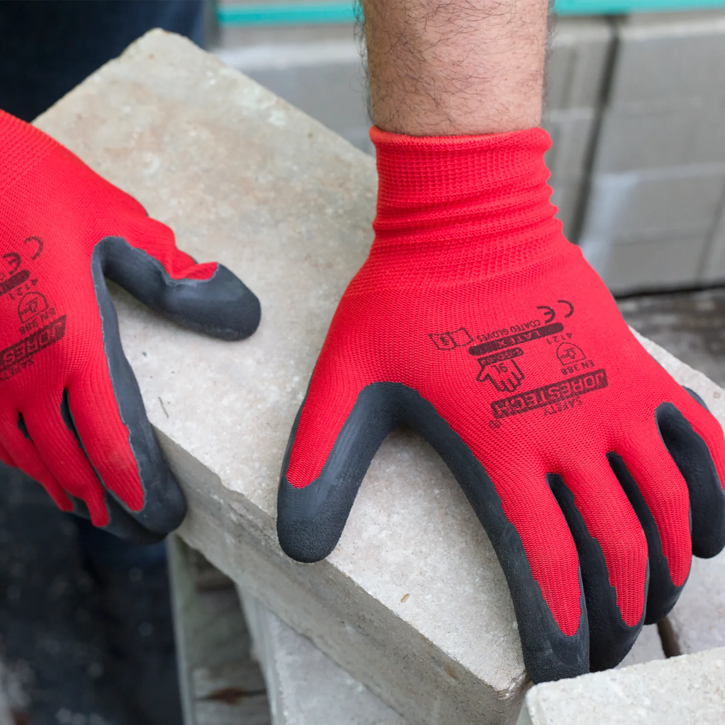 Latex-Coated Safety Work Gloves – Cut-Resistant, Durable & High-Grip